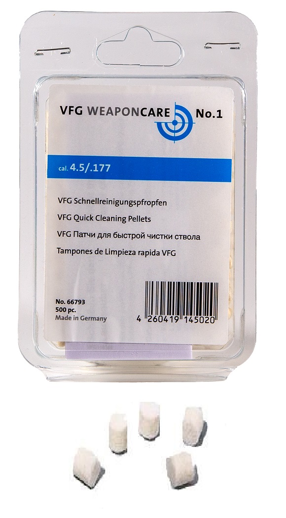 Boite de tampons de nettoyage cal. 4,5 mm x100 – Armurerie de Bordeaux