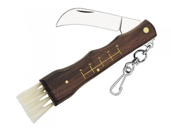 Couteau à champignons HERBERTZ Inox 11CM manche bois