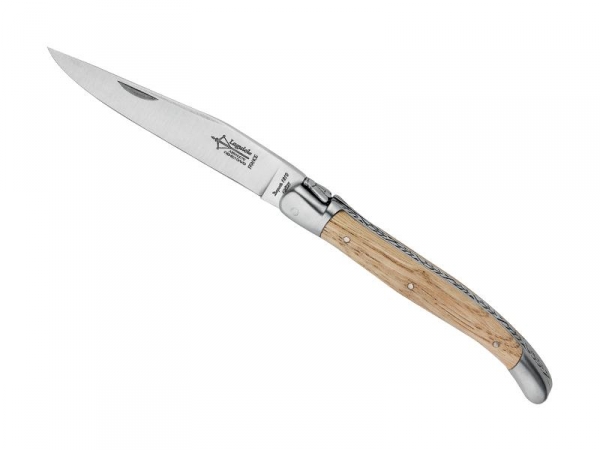 LAGUIOLE ANTAN CHATAIGNIER MITRES INOX MAT 12CM 