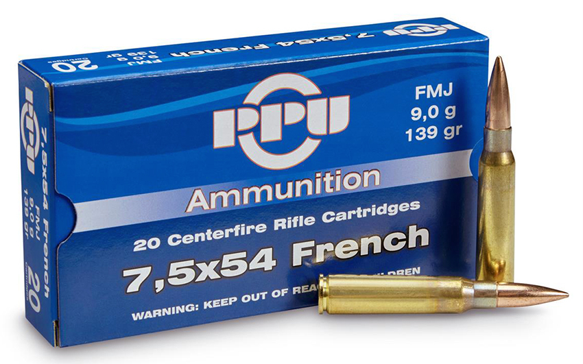 PARTIZAN cal.7,5x54 French FMJ 139 grains - 9 grammes /20