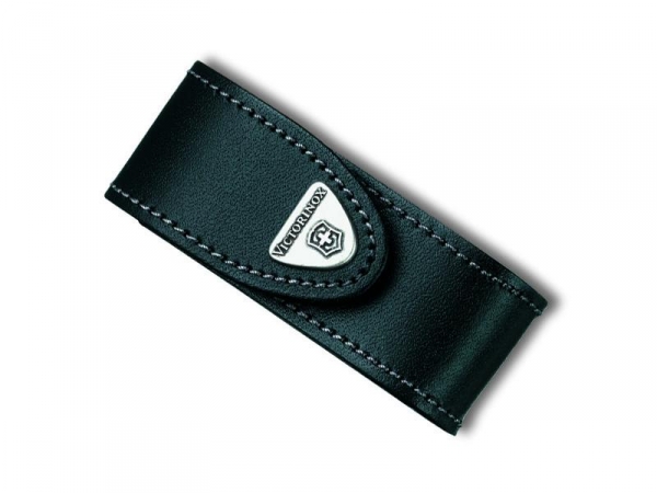 VICTORINOX ETUI-CEINTURE CUIR NOIR - Protection couteau de 91 mm 6 à 14 fonctions
