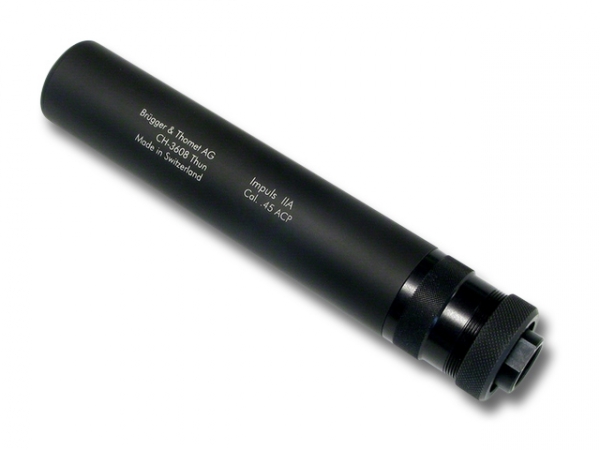 Silencieux BRUGGER & THOMET IMPULS II A (M16x100 à gauche) GLOCK 21 - KH USP Tactical cal.45 ACP