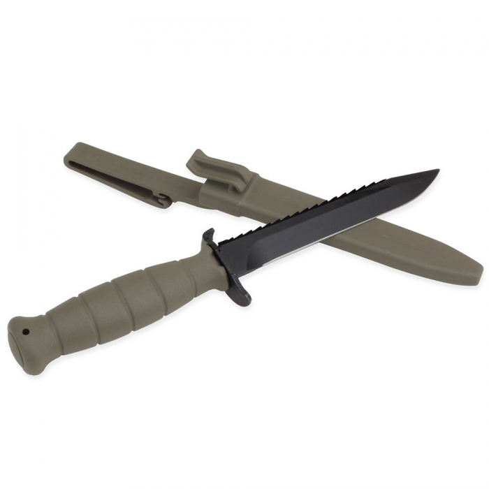 Poignard de combat GLOCK mod.81 Kaki Lame scie 16,5cm