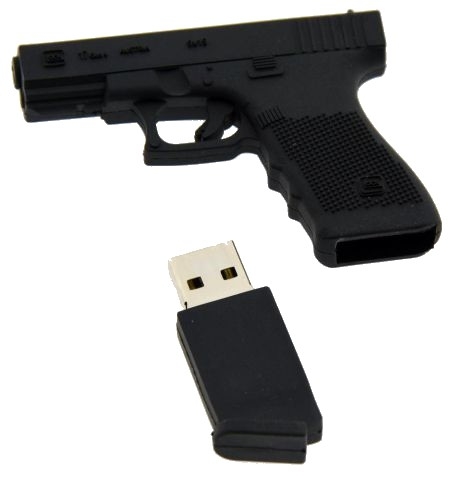 Clé USB pistolet GLOCK 17 Génération 5 (8 GB)