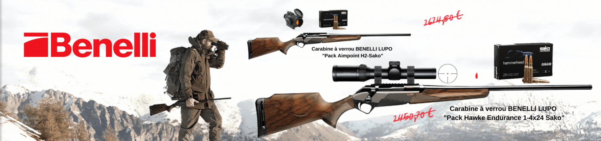 Nouvelle carabine de chasse BENELLI Lupo