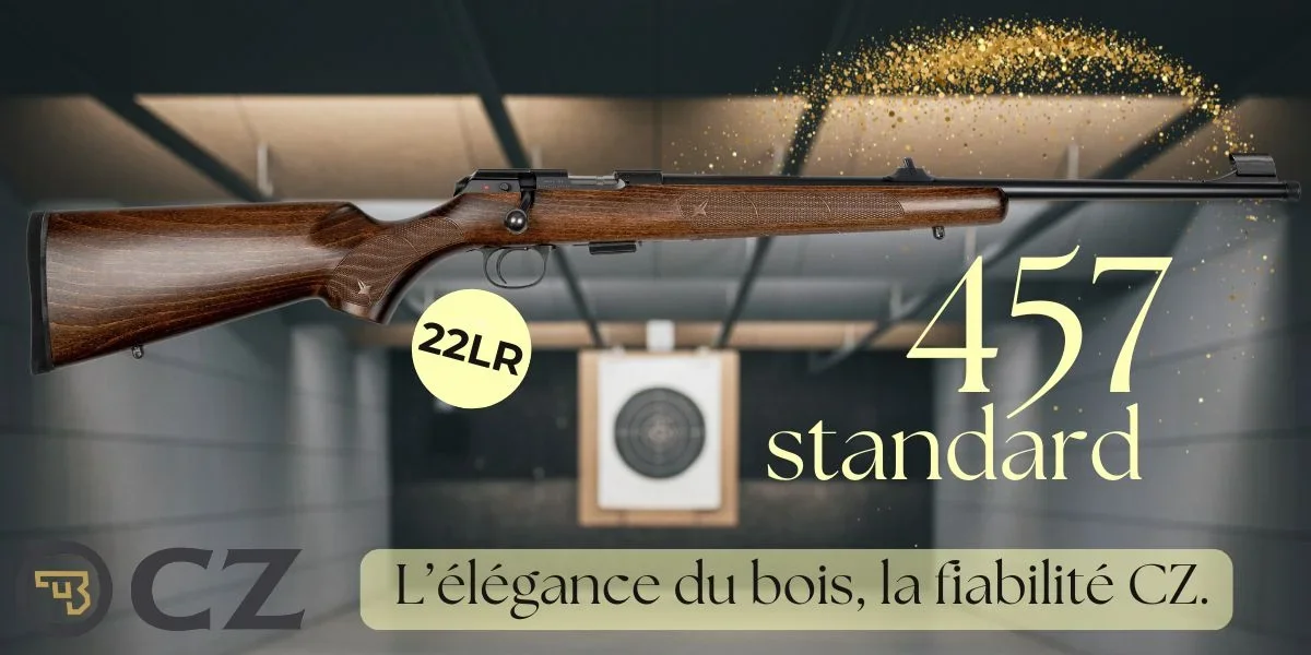 Nouvelle carabine à répétition CZ 457 STANDARD calibre 22lr