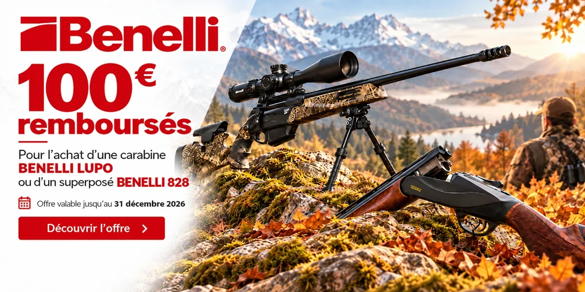 100 € remboursé BENELLI 828 - Lupo