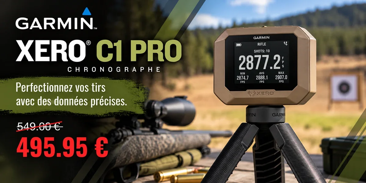 Offre de printemps: GARMIN Chronographe XERO® C1 Pro